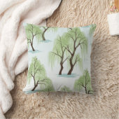 Coussin Conception du saule de plissement (Couverture)