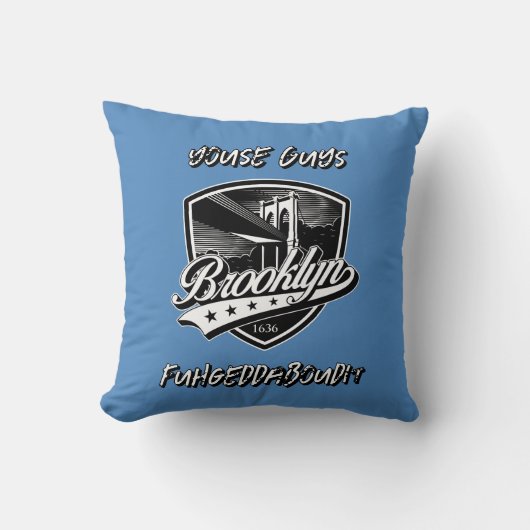 Coussin Conception élégante de logo Brooklyn (Recto)