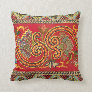 Coussin Conception élégante vintage de laine à tapisser