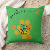 Coussin Conception en Nid d'Abeille Smart As Can Bee (Couverture)