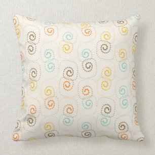 Coussin Conception en spirale pointillée