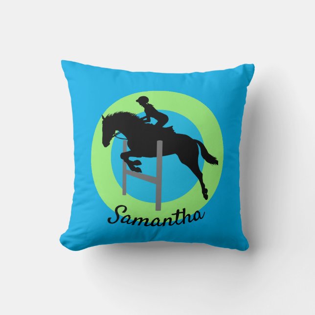 Coussin Conception équestre (Recto)