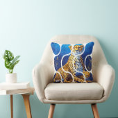 Coussin Conception faune mère et petit guépard (Chaise)
