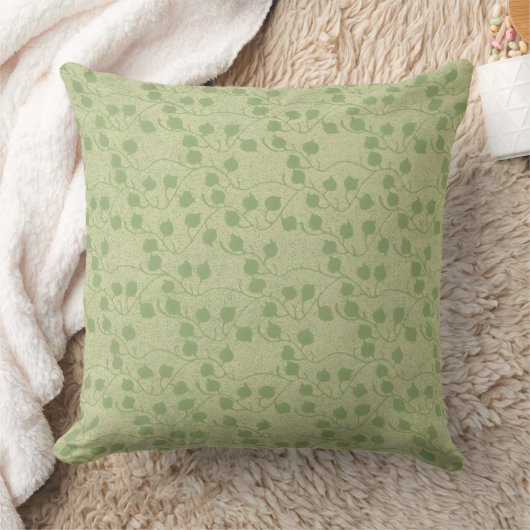 Coussin Conception feuille verte serene (Couverture)