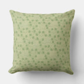 Coussin Conception feuille verte serene (Recto)