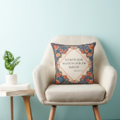 Coussin Conception florale de style élevé avec bordure déc (Chaise)