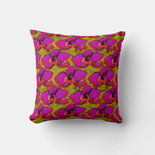 Coussin Conception Florale Magenta Groovy