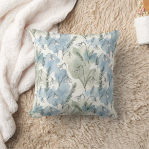 Coussin Conception florale pastel Cottagecore Gentle Snowd