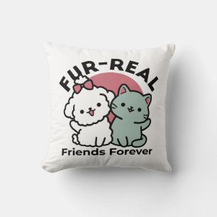 Coussin Conception "Fur-Real Friends Forever"