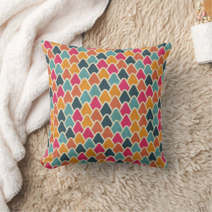 Coussin Conception Géométrique Color Pop – Style Abstrait