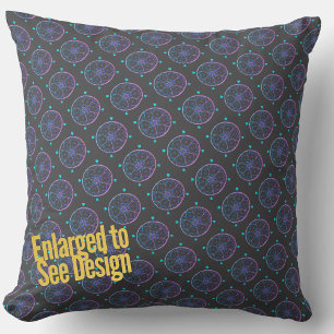 Coussin Conception géométrique moderne de l'inclinaison :