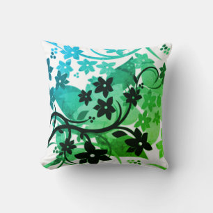 Coussin Conception graphique botanique de Greenleaf [Fleur