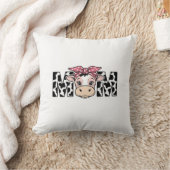 Coussin Conception graphique de maman vache mignonne arc_1 (Couverture)