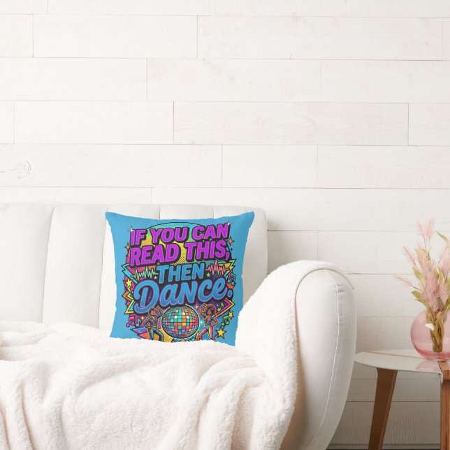 Coussin Conception Graphique de Soirée Dansante Boule Disc (Canapé)