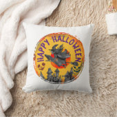 Coussin Conception Halloween Joyeux Halloween Sorcière (Couverture)