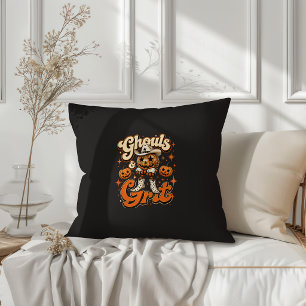 Coussin Conception Halloween Western de goules et de cran