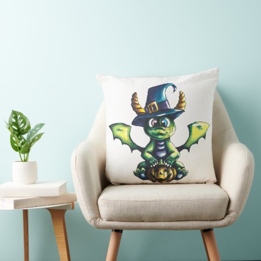 Coussin Conception magique du dragon d'Halloween (Chaise)