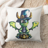 Coussin Conception magique du dragon d'Halloween (Couverture)