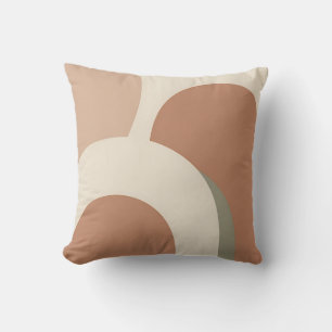 Coussin Conception minimaliste boho abstraite d'arche