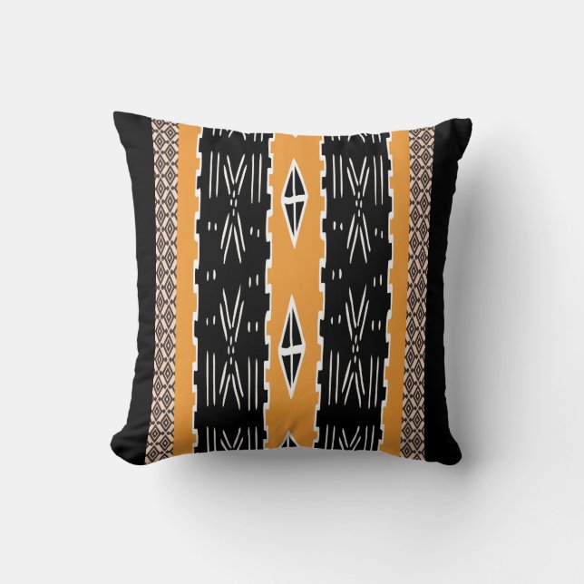 Coussin Conception moderne de tissu de boue (Recto)