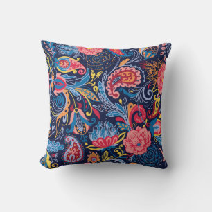 Coussin Conception Motif vintage Paisley sans faille