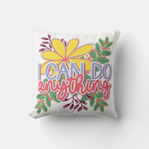 Coussin conception motivationnelle Je peux faire n'importe