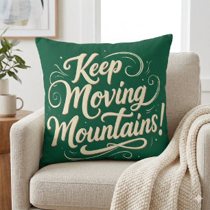 Coussin Conception Motivationnelle Montagnes En Mouvement