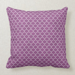 Coussin Conception ornementale géométrique d'orchidée