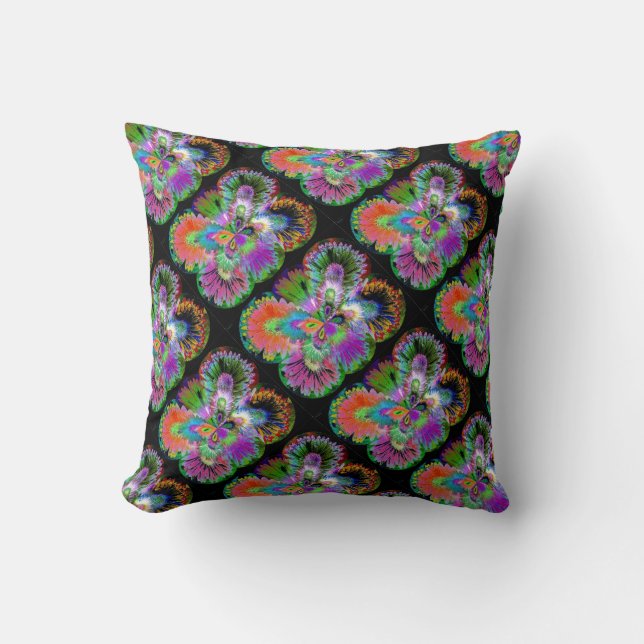 Coussin Conception Papillon Abstrait (Recto)