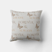 Coussin Conception papillon Forever & Always (Verso)