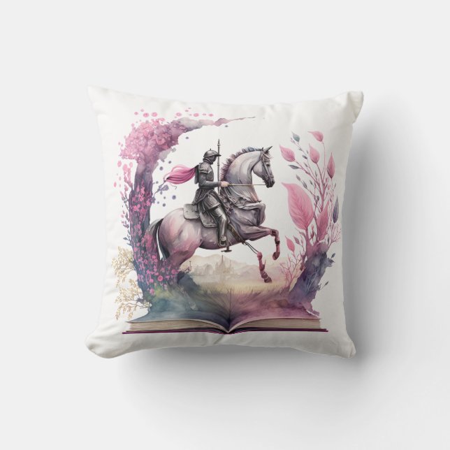 Coussin Conception pour amateur de livres de fantasy (Recto)
