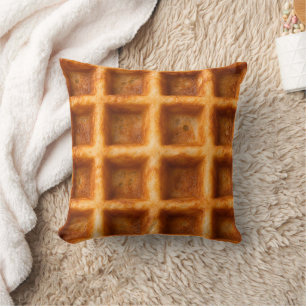 Coussin Conception réaliste de gaufre carrée toastée
