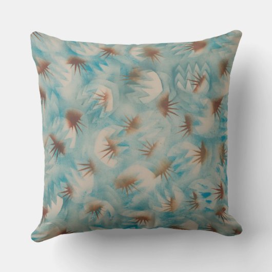 Coussin Conception rétro Abstraite (Verso)