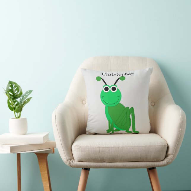 Coussin Conception Sauterelle Personnalisée (Chaise)