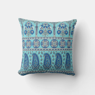 Coussin Conception traditionnelle des frontières en cachem