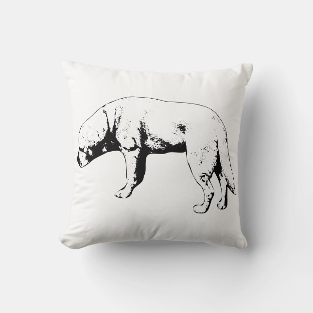 Coussin Conception tranquille, se tenant toujours (Recto)