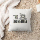 Coussin Conception vectorielle de citation de batteur Drum (Couverture)