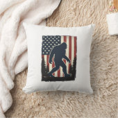 Coussin Conception vectorielle de forêt de drapeau américa (Couverture)