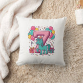 Coussin Conception vectorielle de poney mignon pour la fêt (Couverture)