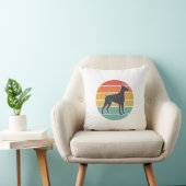 Coussin Conception vectorielle de silhouette de chien au c (Chaise)