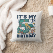 Coussin Conception vectorielle sous-marine de tortue marin (Couverture)