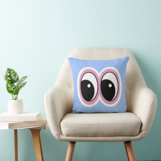 Coussin Conception Yeux Bleus 16x16