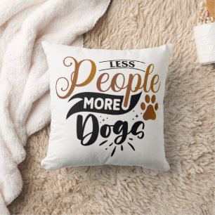 Coussin Conceptions de citations de chien drôles personnal