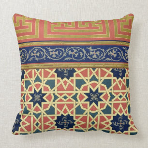 Coussin Conceptions décoratives arabes (litho de couleur)