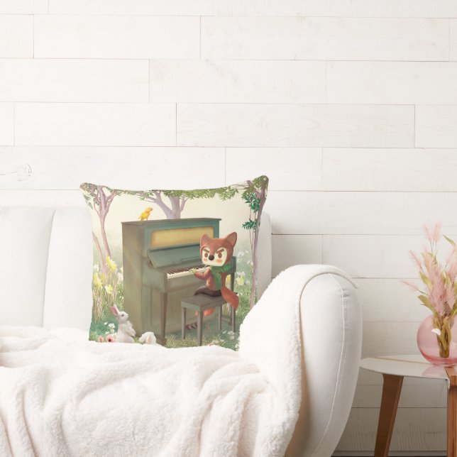 Coussin Concert de piano forestier (Canapé)
