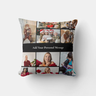 Coussin Concevez votre propre 10 photo Collage Poster