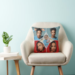 Coussin Concevez Votre Propre Collage De 5 Photos