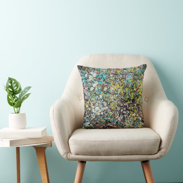 Coussin Conçu pour l'amant du design d'art abstrait (Chaise)