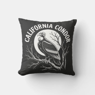 Coussin Condor de Californie pour hommes et femmes 