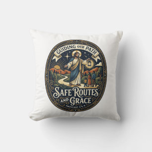 Coussin Conducteur de bus Jésus T-shirt de travailleur de 